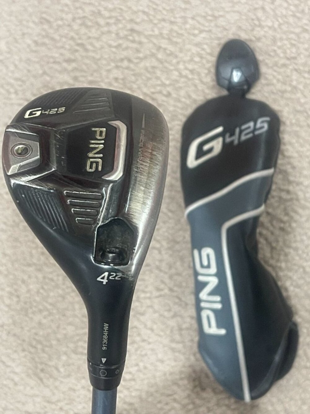 PING G425 22* 4H HYBRID STIFF FLEX RH ALTA CB 70g GRAPHITE MENS